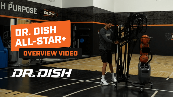 Dr. Dish All-Star+ Basketball Shooting Machine | Dr. Dish Basketball